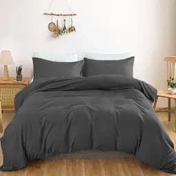 Наволочка MirSon Satin Light Pro 10-005 Dark Gray 70х70 см (2200010170900) - мініатюра 2