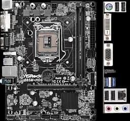 Материнська плата ASRock B85M-HDS LGA 1150 (B85M-HDS) Б/В - мініатюра 3