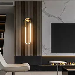 Настінний латунний світильник GABI WALL Арт. W 077 Line F