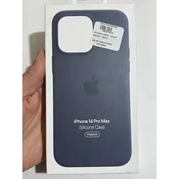 Оригінальний силіконовий чохол Apple Silicone Case MagSafe для iPhone 14 Pro Max (6.7") Storm Blue MPTQ3ZE/A - мініатюра 3