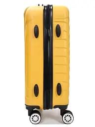 Валіза маленька S ABS-пластик Madisson Snowball 03403 58х38х23см 35л Жовтий - мініатюра 6
