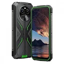 Смартфон Blackview BV8100 8/256GB акумулятор 8800 мАг чорно зелений - мініатюра 2