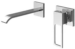 Смеситель для умывальника Kohlman Nexen-S chrome + BOX скрытого монтажа SQW180U Хром