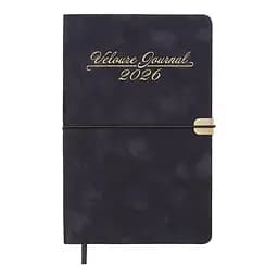 Щотижневик датований Buromax Velour 2026 A5 чорний (BM.2710-01)