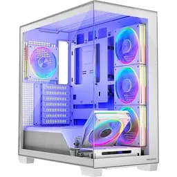 Корпус Modecom VOLCANO STELLAR ARGB без БЖ WHITE (AT-STELLAR-5F-ARGB-20)