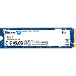 Накопитель SSD Kingston m.2 NVMe 1Tb NV3 PCIe Gen4x4 OEM (SNV3S/1000GBK)