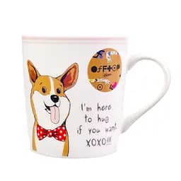 Чашка Offtop, 250 мл, Funny Dogs Yellow, білий (861535)