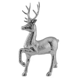 Елочная игрушка MIS LT Олень Благородный малый 11,5х5,5х16 см серебряный