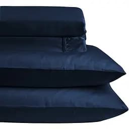Підковдра МВМ My Home (MVM) Елегія глибокий синій 200 x 220 см (BL-DC-18 DEEP BLUE) - мініатюра 4
