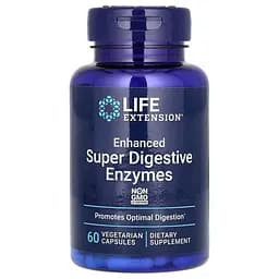 Комплекс травних ферментів Life Extension Enhanced Super Digestive Enzymes, 60 вегакапсул