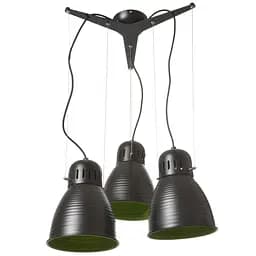 Люстра Brille лофт підвісна E27 40W BK (BL-131S/3) - мініатюра 3