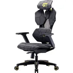 Геймерське крісло GT Racer сіре з жовтим (X-6002 Battle Gray/Yellow)