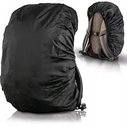 Чохол-дощовик для рюкзака Nela-Style Raincover до 40L чорний - мініатюра 2