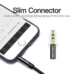 Кабель-розгалужувач Vention 3.5mm Male to 2*3.5mm Female Stereo 0.3m Black (BBSBY) - мініатюра 7