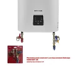 Водонагрівач Mixxus EWH-10100 FLAT DRY 100 л, 2 кВт, сухий ТЕН, вертикальний, прямокутний, білий (WH0599) - мініатюра 2