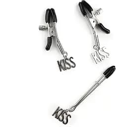 Зажим для сосков и клитора Art of Sex - Nipple and clit clamps Kiss