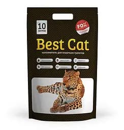 Силикагелевый наполнитель Best Cat White для кошачьего туалета без запаха 10 л