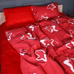Комплект постільної білизни Mirson Scarlet Star сатин 220х240 см (2200013051336)
