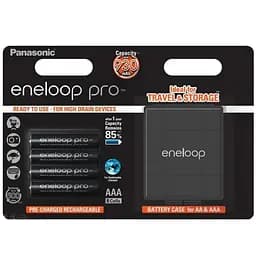 Акумулятор Panasonic Eneloop Pro AAA 930 mAh 4BP+Case