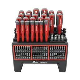 Набор отверток с комплектом насадок 114 единиц Intertool VT-3372