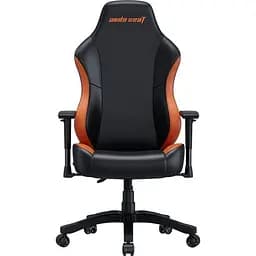 Крісло ігрове Anda Seat Luna Color Size L Black/Orange PVC - мініатюра 3