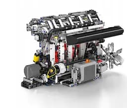 Конструктор двигун Mould King Technic L4 чотирициліндровий бензиновий L4 для дітей та дорослих  1897 деталей - мініатюра 4