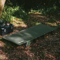 Ліжко туристичне складане Naturehike XJC08 CNK2550WS020 (поліестер + алюміній) Чорний - мініатюра 10