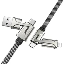 Дата-кабель зарядки 4 в 1 Hoco S22 Magic Cube 1.2 м 60W/3A