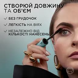 Туш для вій L'Oreal Paris Paradise Big Deal Waterproof водостійка чорна 9.9 мл - мініатюра 7