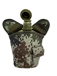 Фляга Solve NATO армійська тактична з утепленим чохлом 1 л Темний піксель KT6003925