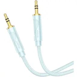 AUX-кабель Hoco UPA30 Jack 3.5 to Jack 3.5 1 м синий
