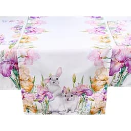 Ранер Alba ceramics Кролик в цветах 50х180 см (796-013)