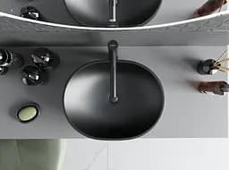 Умивальник Mexen Viki silver black matt накладний MEX-21054874, Хром - мініатюра 4