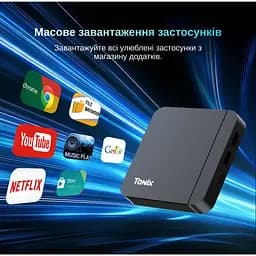 Смарт ТВ-приставка Tanix W2 4/32GB Android (TBW20432B 4494) Чорна - мініатюра 8