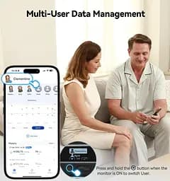 Машина для вимірювання артеріального тиску для дому Checkme BP2 WiFi з ЕКГ, Bluetooth-монітор - мініатюра 5