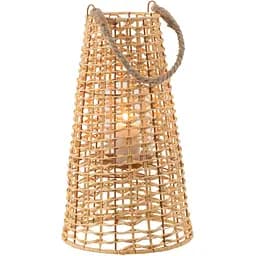 Свічник J-line з бамбука підлоговий підвісний 43 см бежевий  (40908)