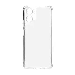 Прозрачный чехол для Motorola G06 4G/G06 Power 4G с защитой камеры и усиленными бортами, тонкий, силиконовый, бесцветный, ударостойкий, противоударный бампер c закрытой камерой, ArmorStandart (ARM89056)