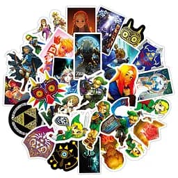 Стікерпак Легенда про Зельду Набір наклейок GeekLand The Legend of Zelda 50 штук