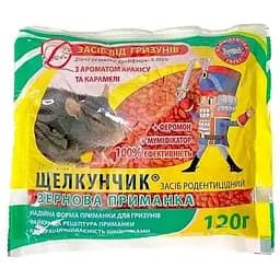 Родентицид від мишей та щурів Agro-Market Лускунчик (зерно, пакет) 120 г (175153)