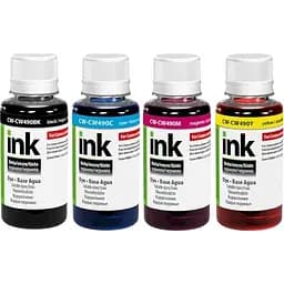 Комплект чернил ColorWay Canon GI-490 PIXMA G1400/G2400/G3400 BK/С/M/Y 4х100 мл (CW-CP490/CW490SET01)