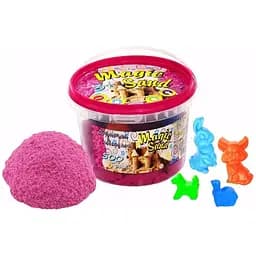 Кинетический песок Strateg Magic Sand в ведре 500 г 371-3 Розовый