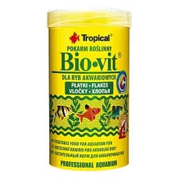 Сухий корм для акваріумних риб Tropical у пластівцях Bio-Vit 250 мл для травоїдних риб