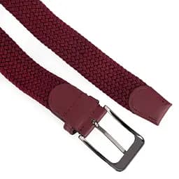 Ремінь-гумка жіночий PS-35012 (105 см) бордовий плетений - мініатюра 4