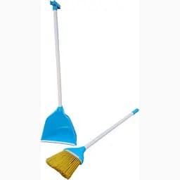 Совок для прибирання Zambak Plastik та щітка з довгими ручками блакитний (ZP-129b) - мініатюра 2