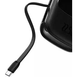 Портативна батарея Baseus Qpow Digital Display Quick Charge 20000 mAh 22.5W With Type-C Cable - мініатюра 7