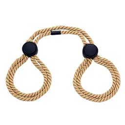 Наручники еротичні універсальні для рук і ніг регульовані One Size бежевий