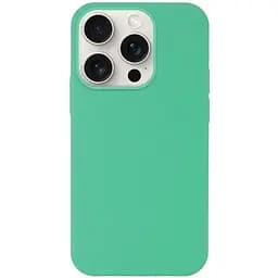 Чехол Epik Silicone Case Full Protective AA NO LOGO для Apple iPhone 16 Pro 6.3 Зеленый/Spearmint