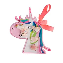 Набор кольца Цветные мотивы 5шт