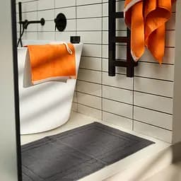 Рушник MBM Home Терра 50x90 см помаранчевий-туманний (BT-14 M ORANGE/FOGGY) - мініатюра 11