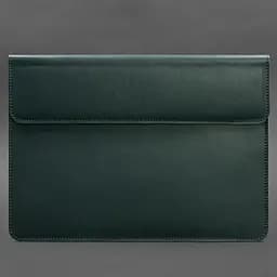 Шкіряний чохол-конверт BlankNote на магнітах для MacBook Pro 16" Зелений - мініатюра 4